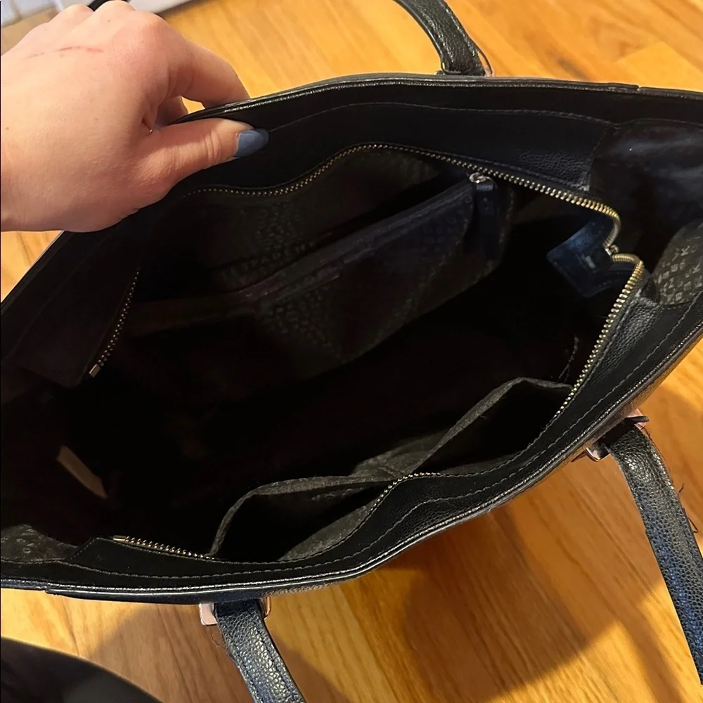 Kate Spade Classic Black Leather Tote